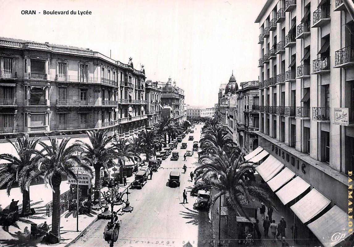 Oran - Boulevard du Lycee ( Futur Gallieni ).jpg